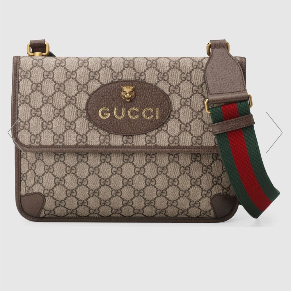 Gucci Supreme Messenger Bag 💼 needs some cleaning in inside - Picture 2 of 6